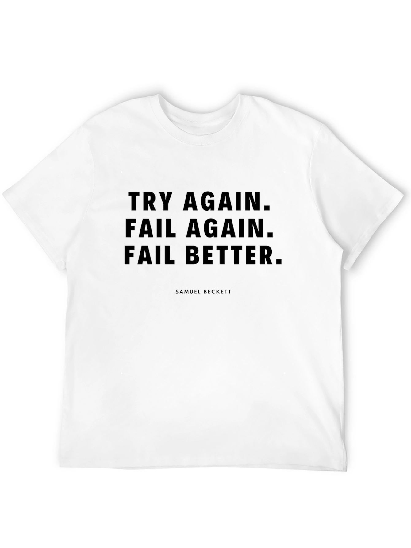 Inspirational Beckett T-Shirt: Try Fail Better