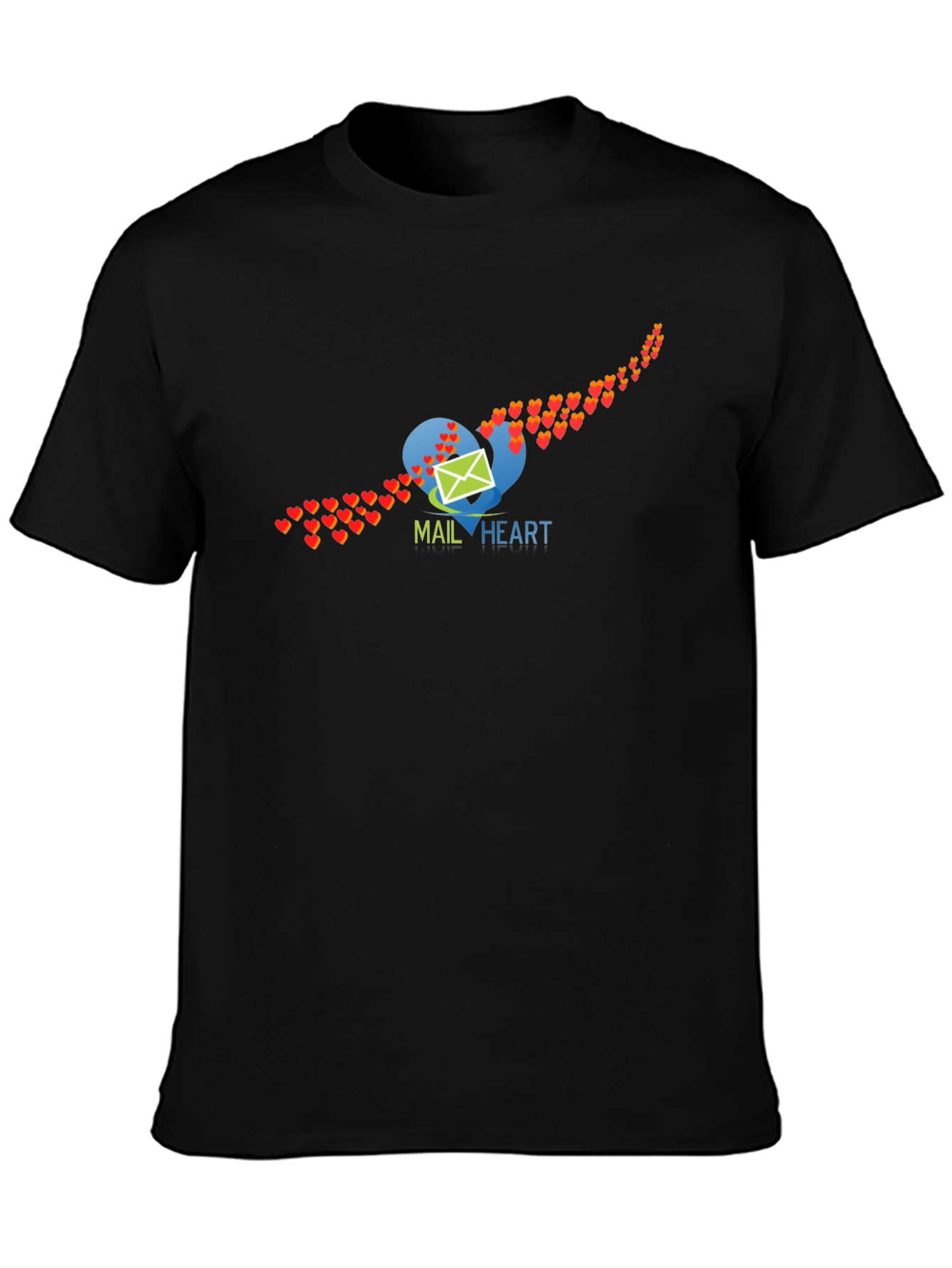 Mail Heart Graphic Tee - Unique Design