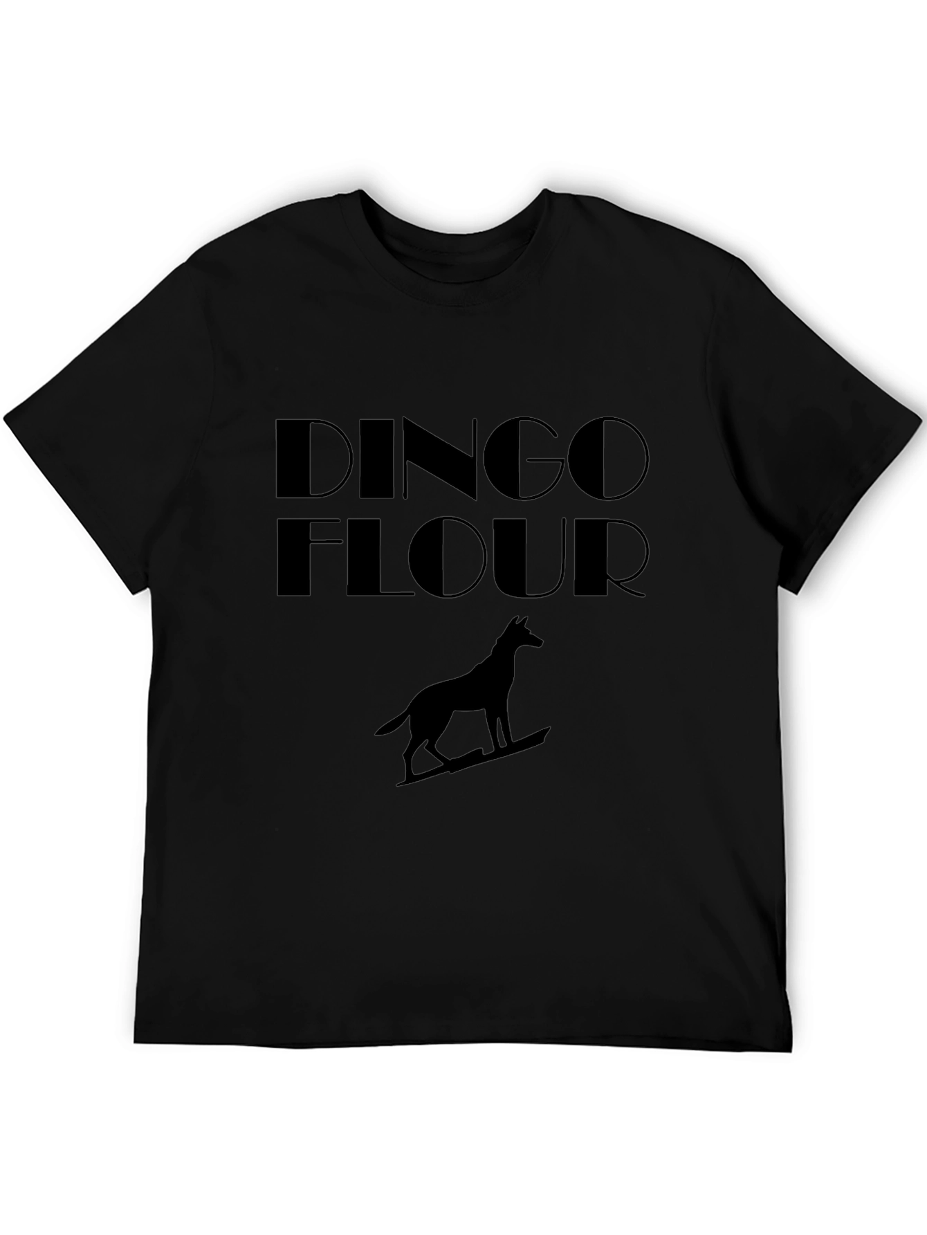 Dingo Flour T-Shirt - Dog Silhouette Graphic Tee