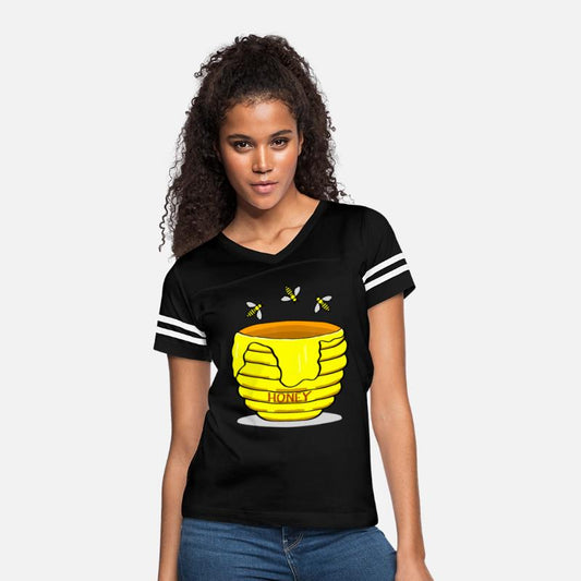 Honey Pot With Honey Bees Sweet Gift