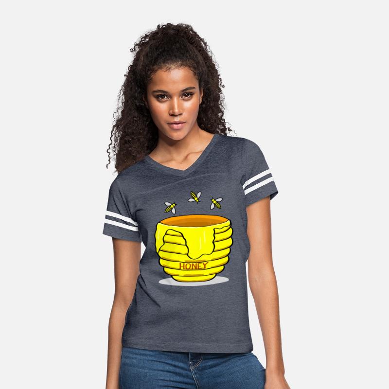 Honey Pot With Honey Bees Sweet Gift