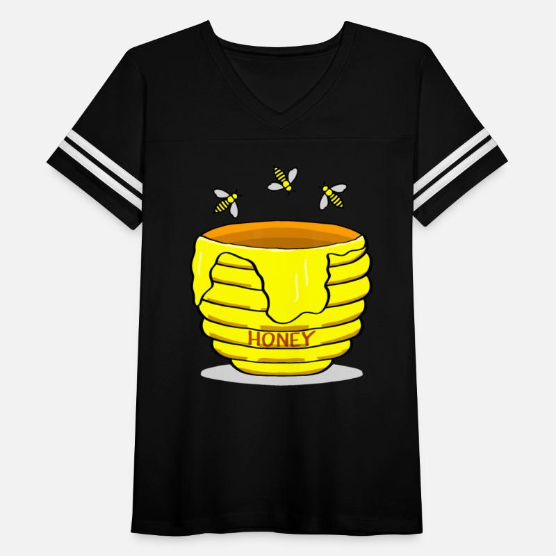 Honey Pot With Honey Bees Sweet Gift