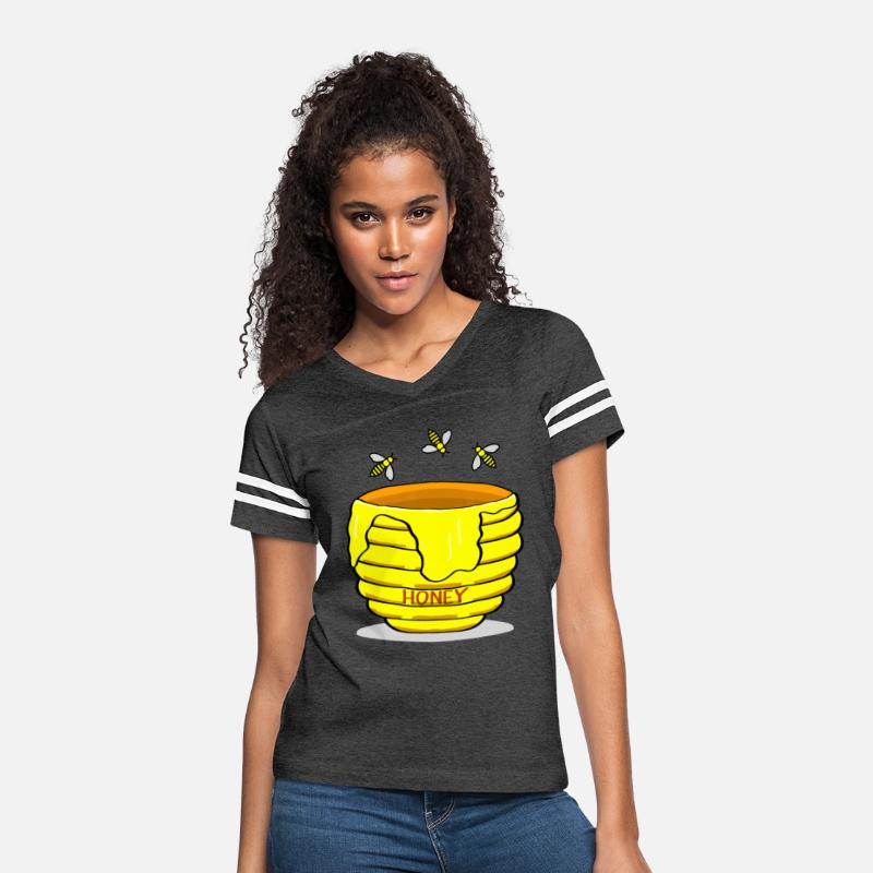 Honey Pot With Honey Bees Sweet Gift