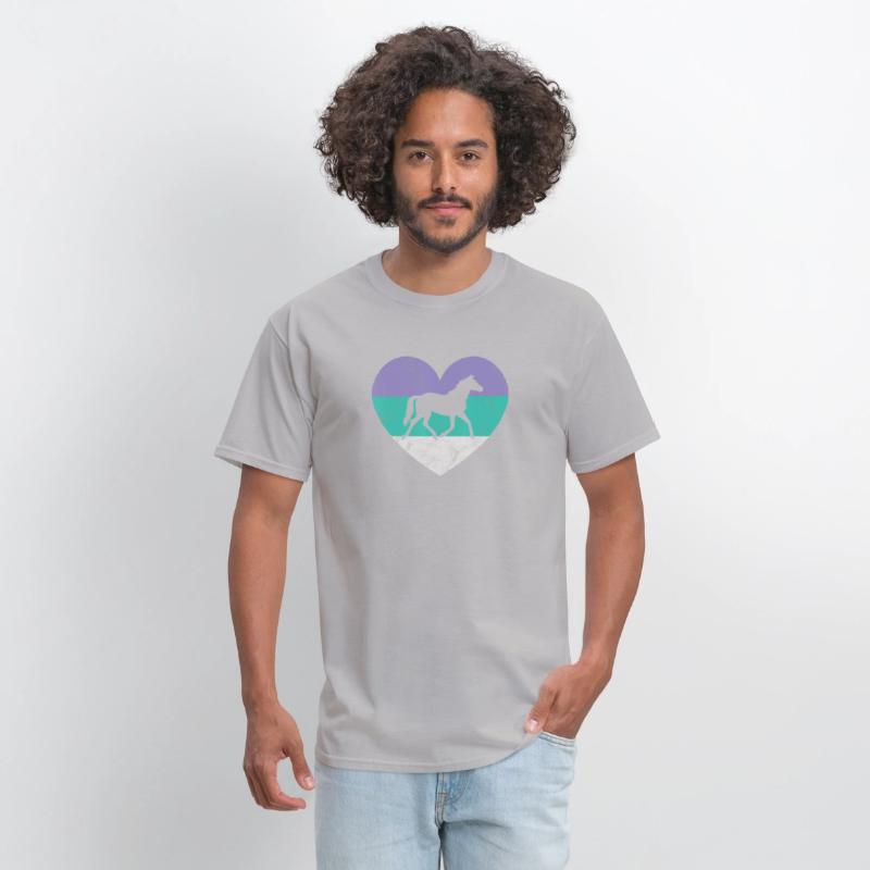 Horse Gift Shirt For Women Girls Retro Vintag