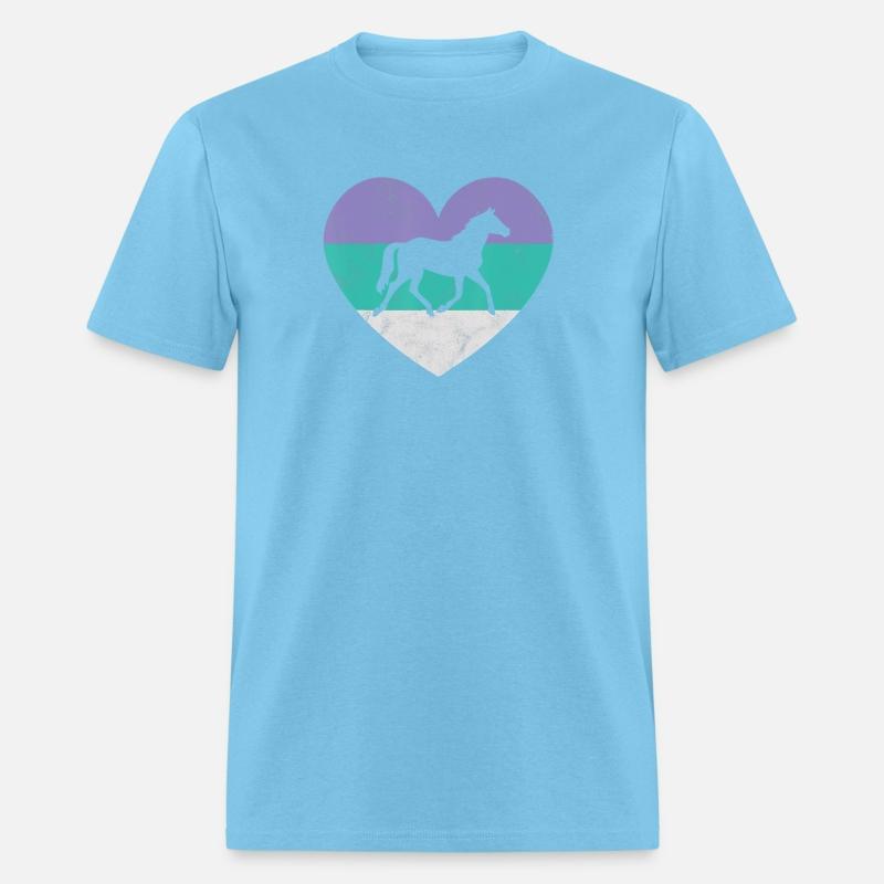 Horse Gift Shirt For Women Girls Retro Vintag