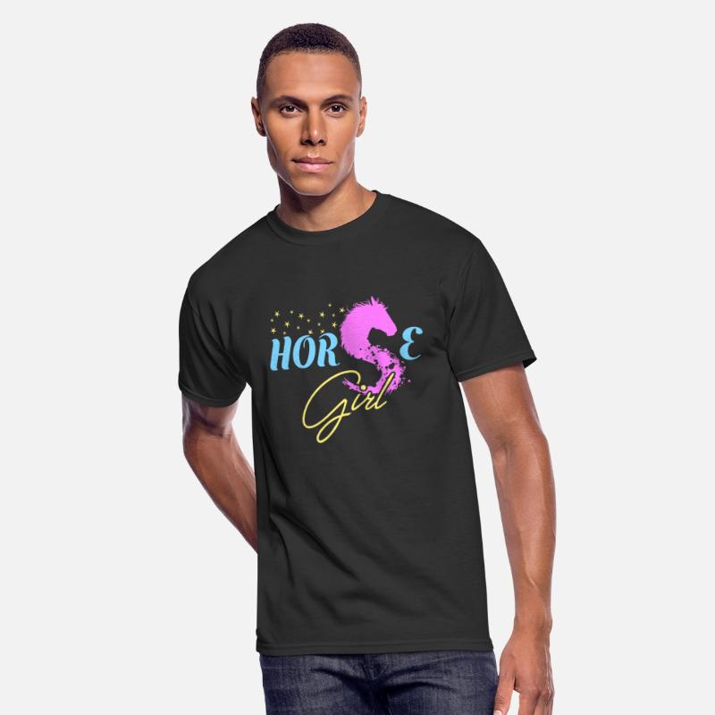 Horse Girl T-Shirt Horse Lovers Gift Equestrian
