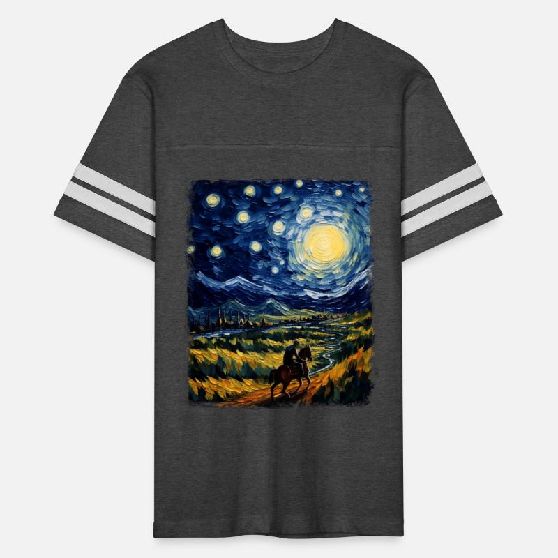 Horse Rider Horseback Riding Dressage Starry Night