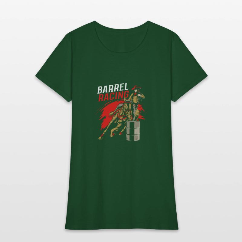 Horse Riding Cowgirl Barrel Racing Rodeo