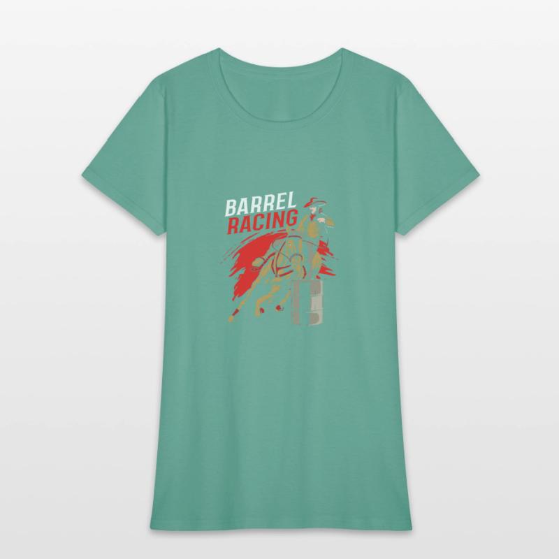 Horse Riding Cowgirl Barrel Racing Rodeo