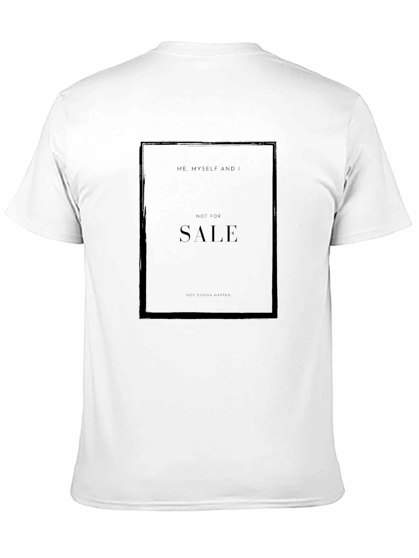 Me Myself & I On Sale Black Graphic Tee