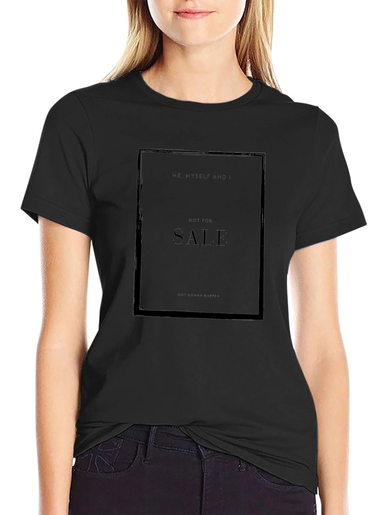 Me Myself & I On Sale Black Graphic Tee