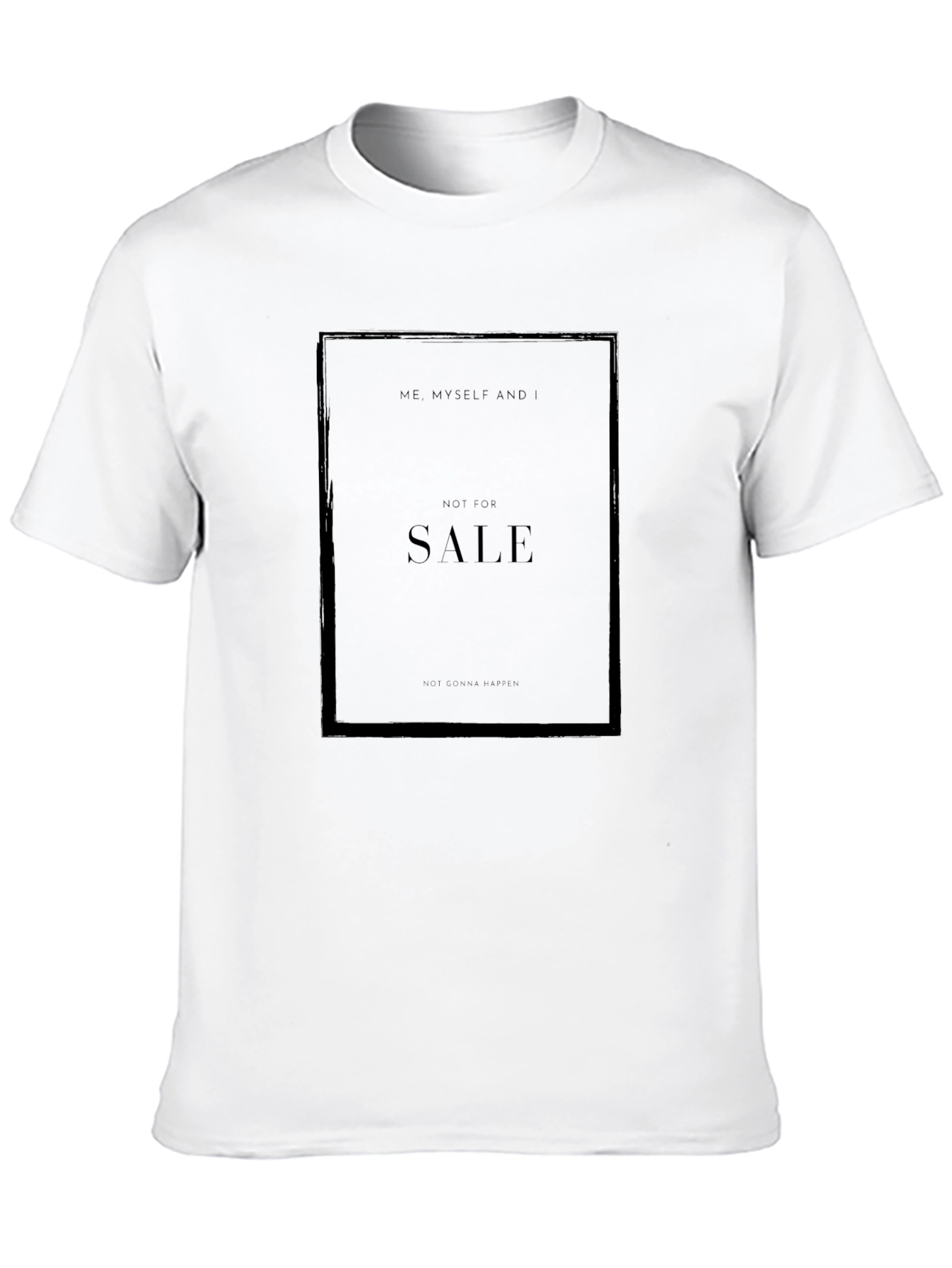 Me Myself & I On Sale Black Graphic Tee