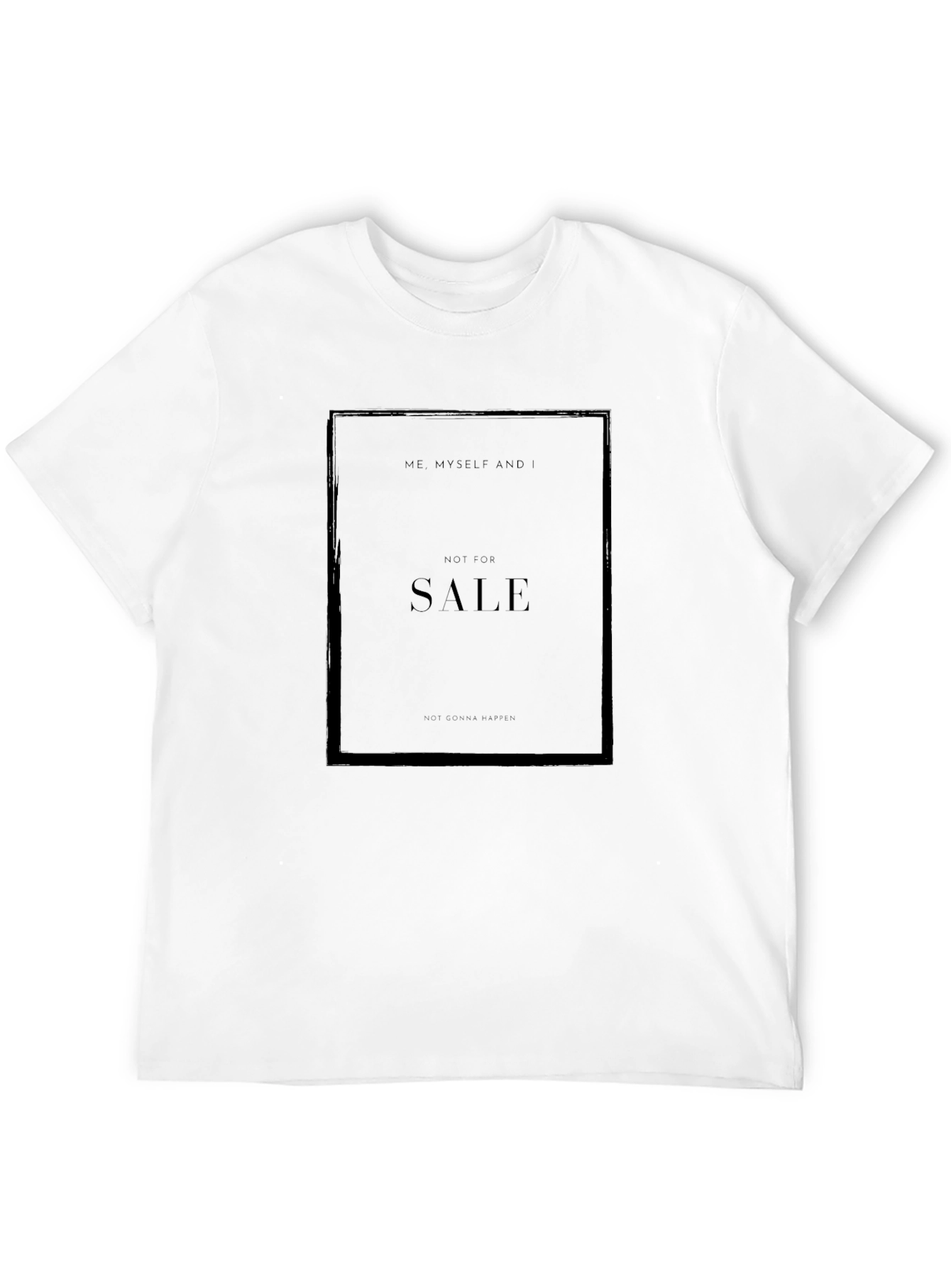 Me Myself & I On Sale Black Graphic Tee