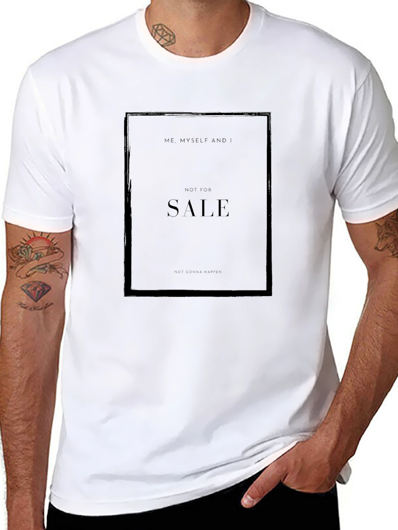 Me Myself & I On Sale Black Graphic Tee