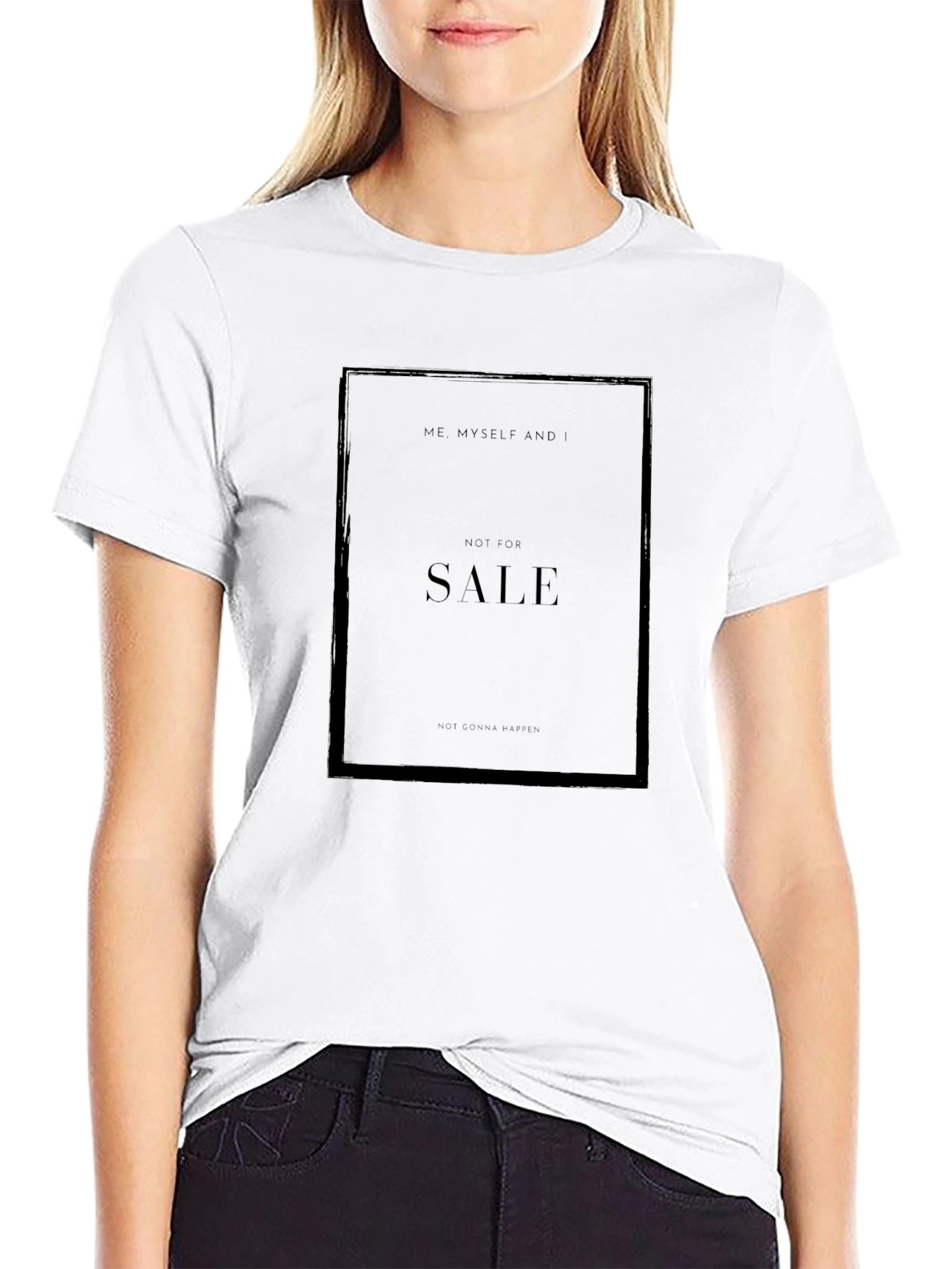 Me Myself & I On Sale Black Graphic Tee