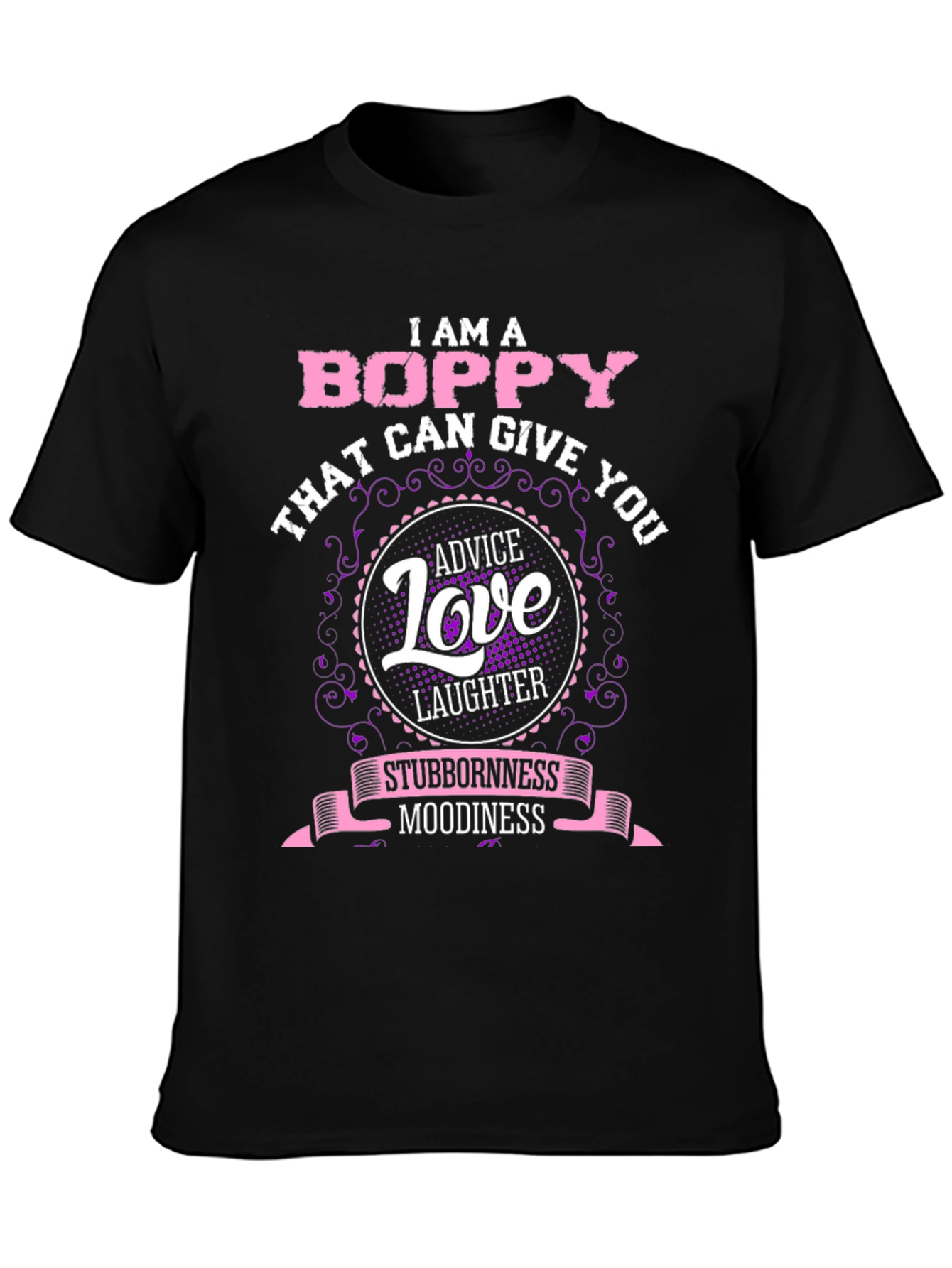 I am a Boppy Graphic T-Shirt Novelty Family Tee