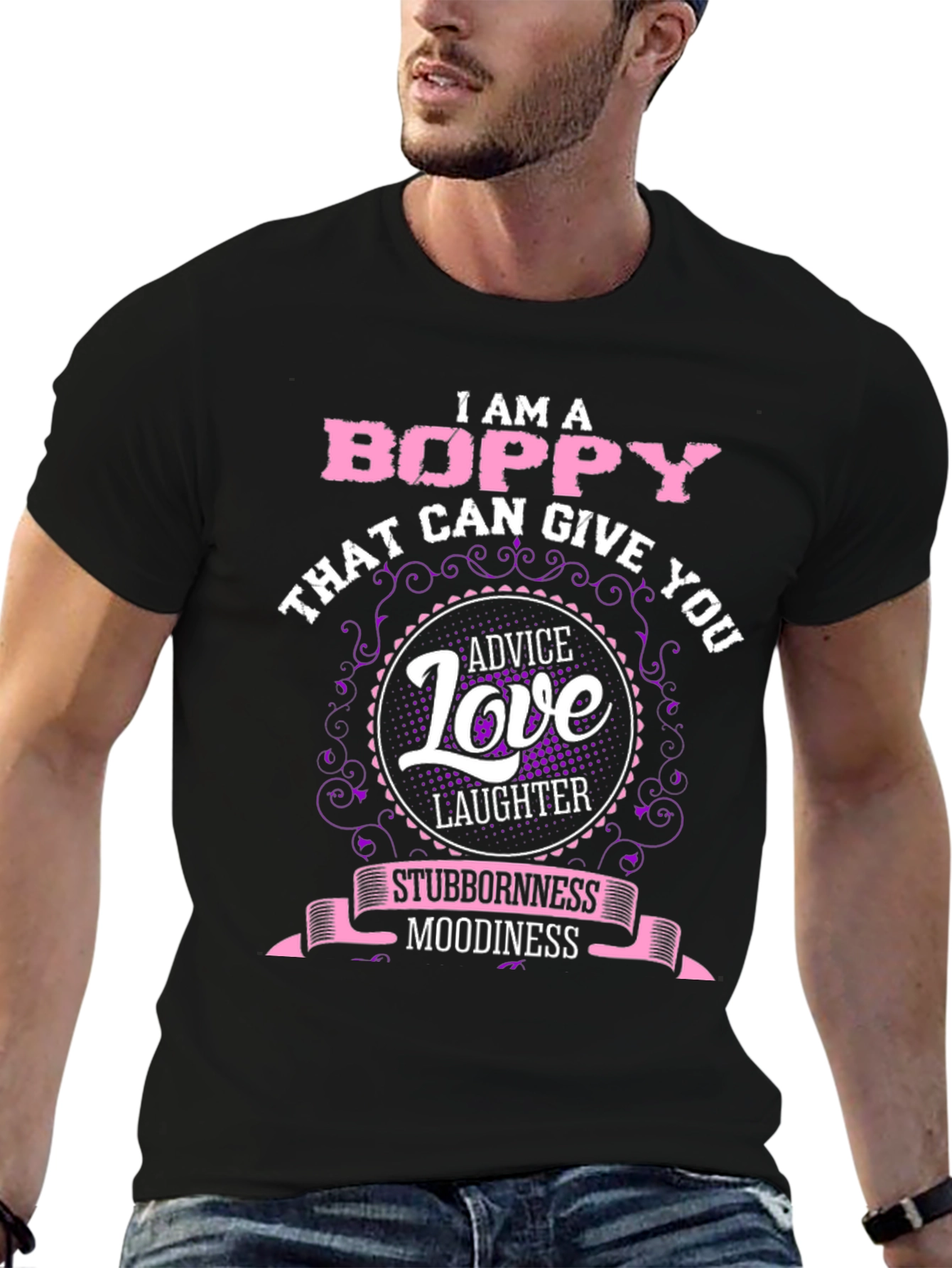 I am a Boppy Graphic T-Shirt Novelty Family Tee