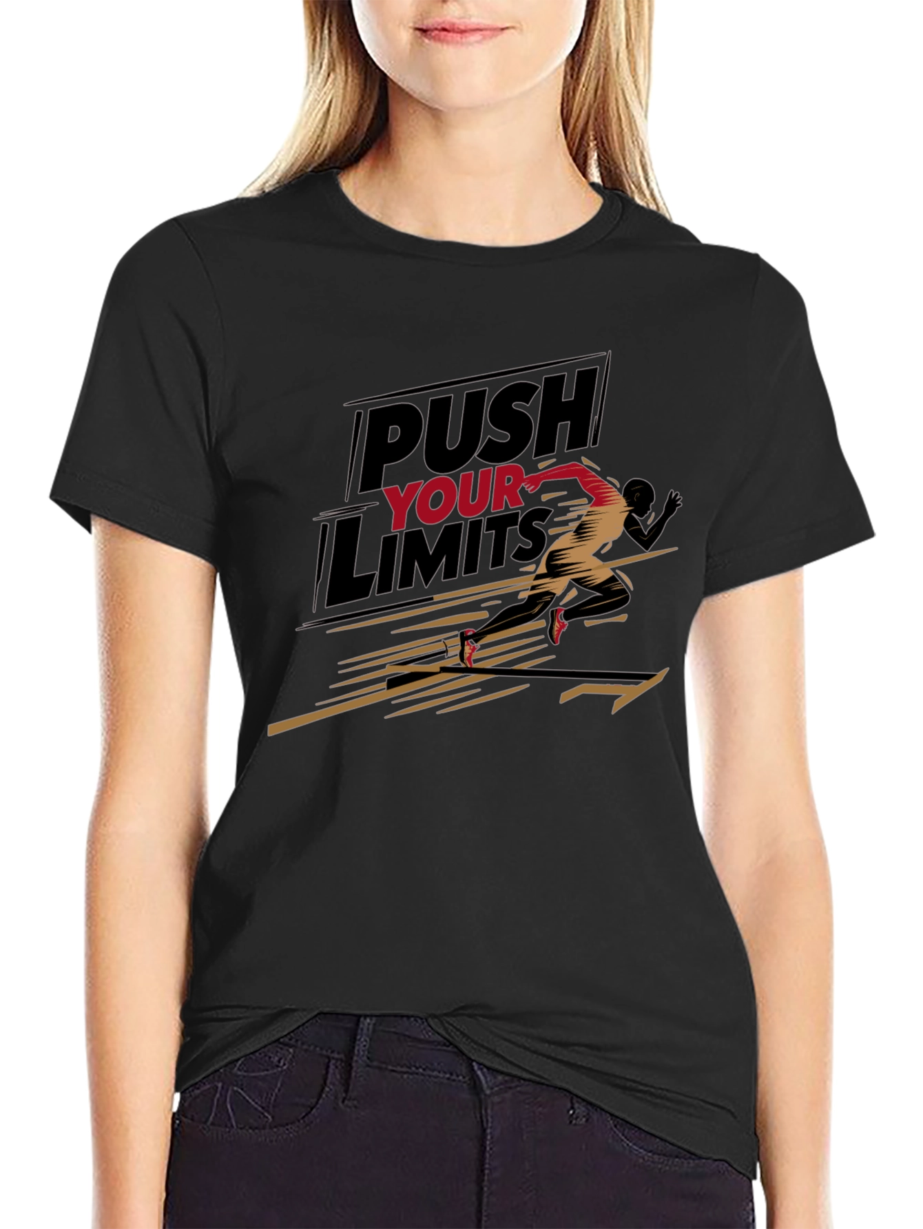 Push Your Limits Graphic Tee - Motivation
