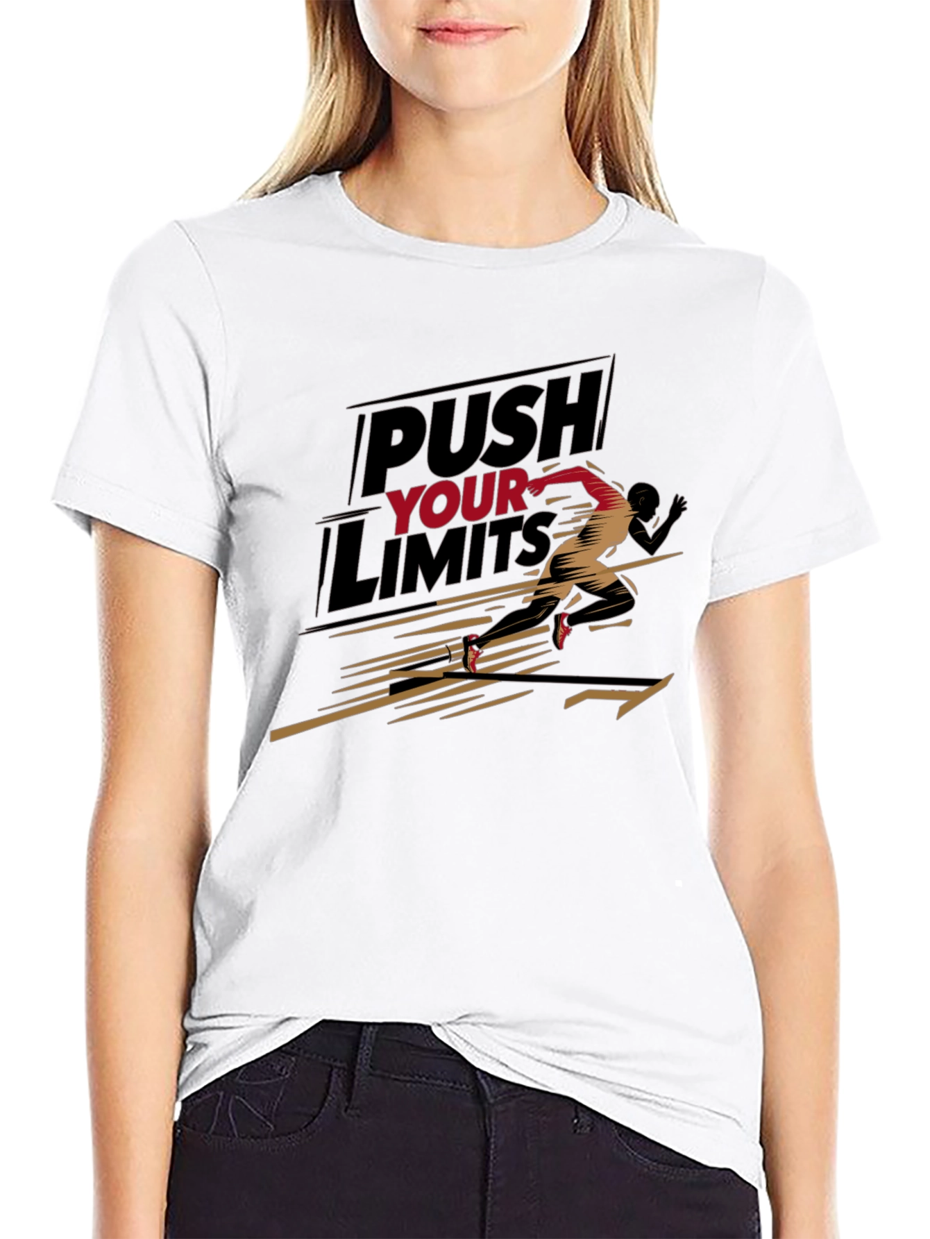 Push Your Limits Graphic Tee - Motivation