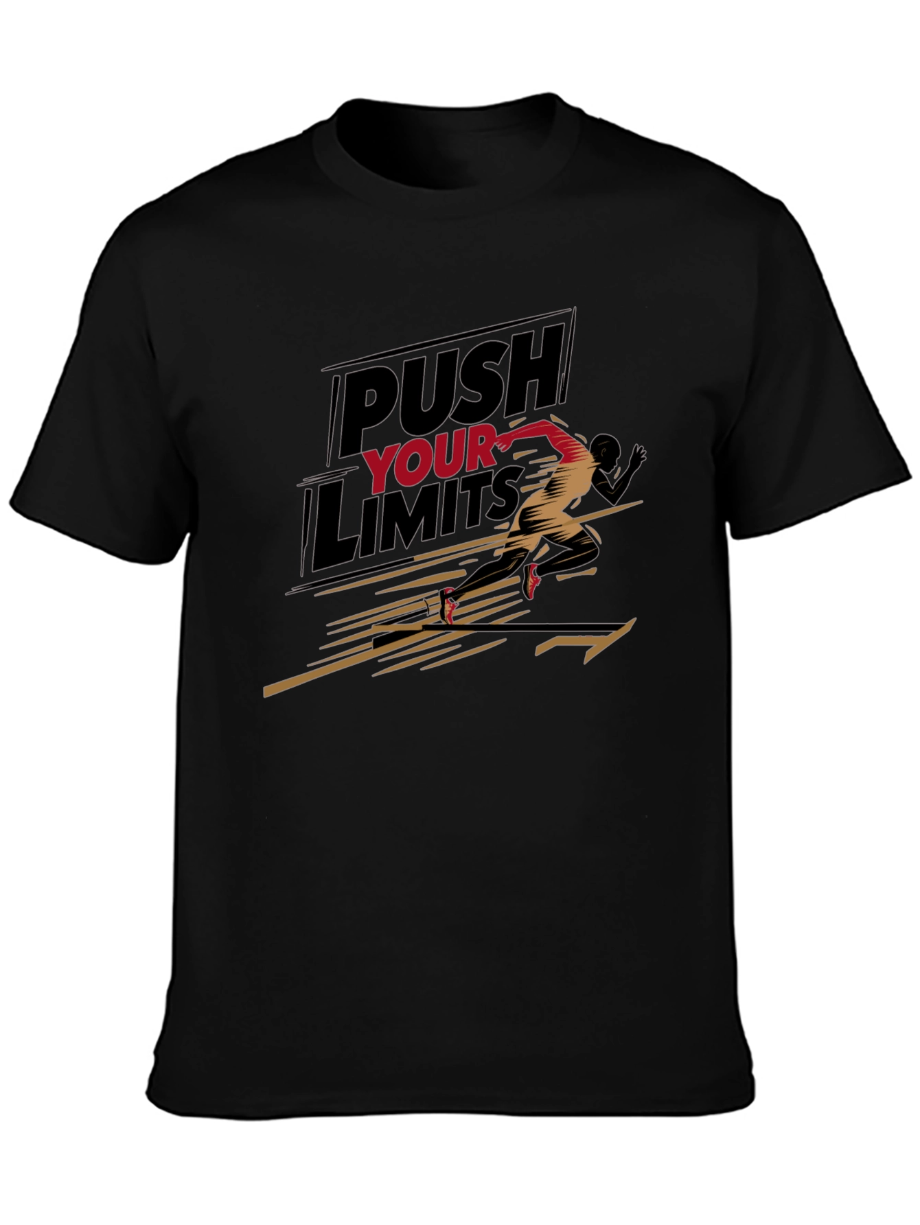 Push Your Limits Graphic Tee - Motivation