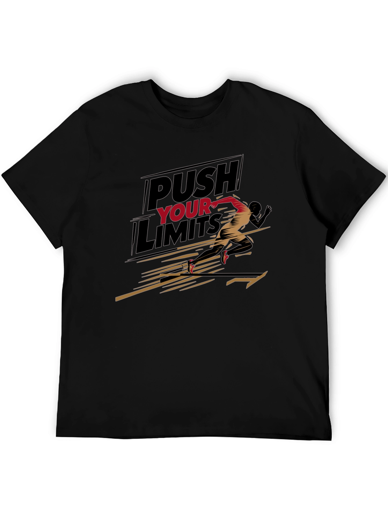 Push Your Limits Graphic Tee - Motivation