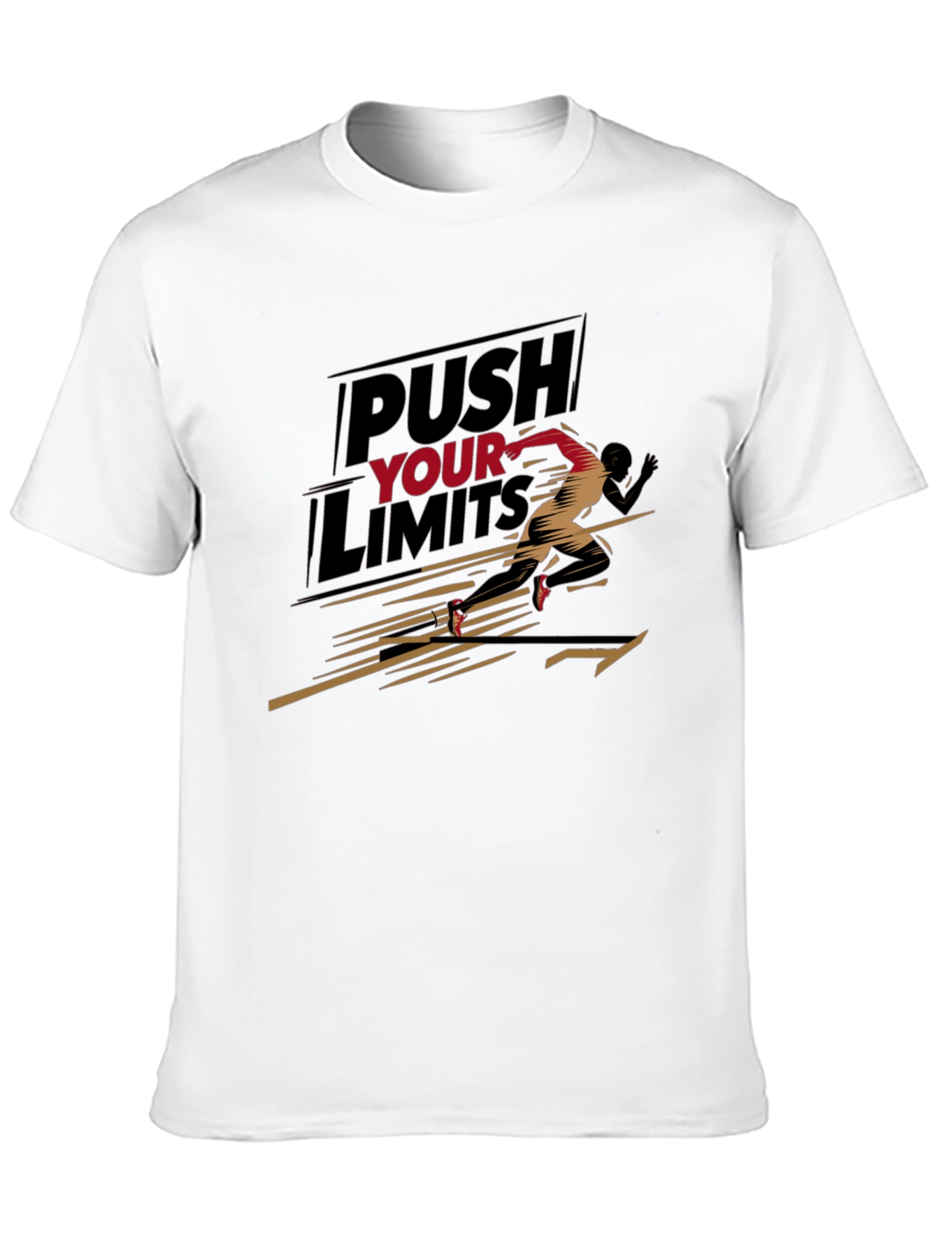 Push Your Limits Graphic Tee - Motivation