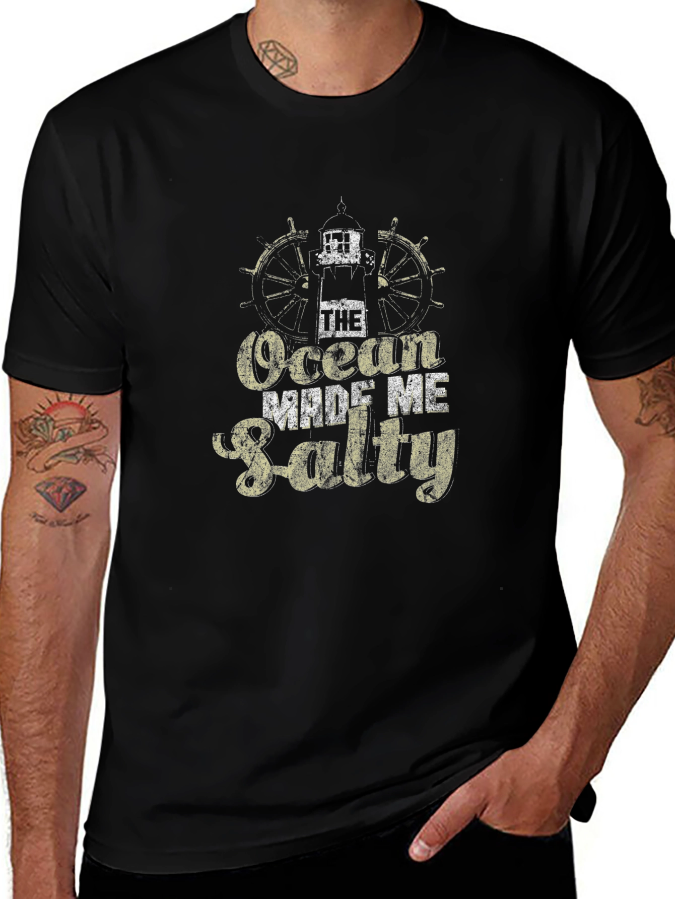 The Ocean Made Me Salty Graphic Tee