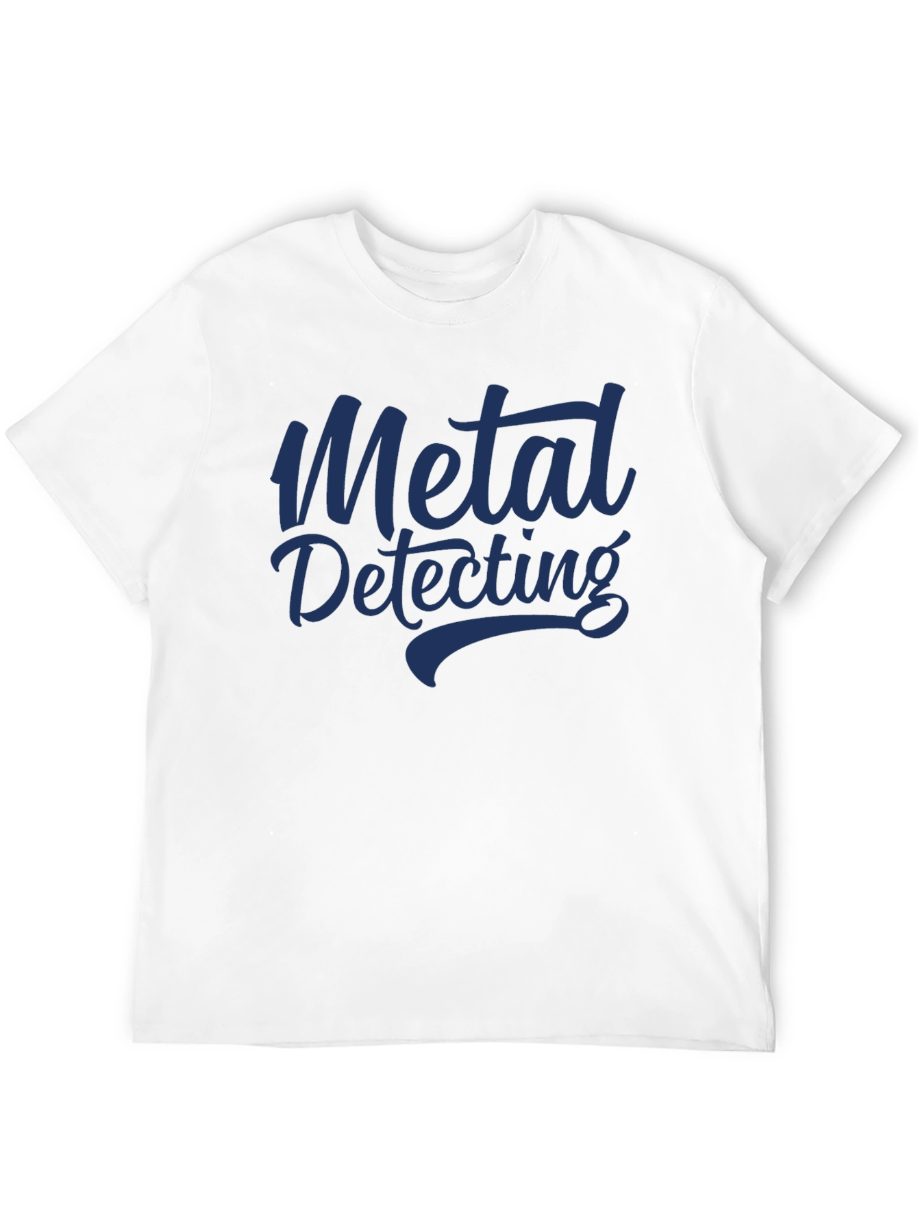 Metal Detecting Graphic Tee - Black