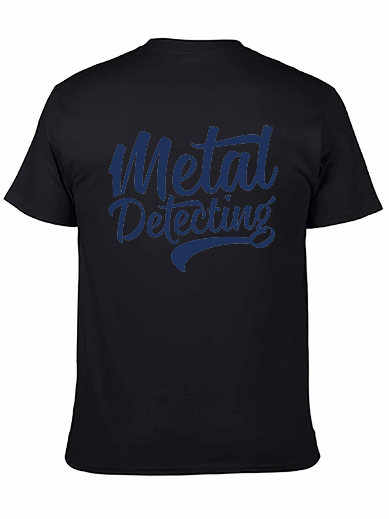 Metal Detecting Graphic Tee - Black