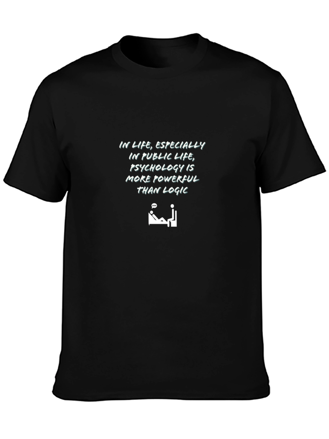 Psychology T-Shirt: Logic vs. Power
