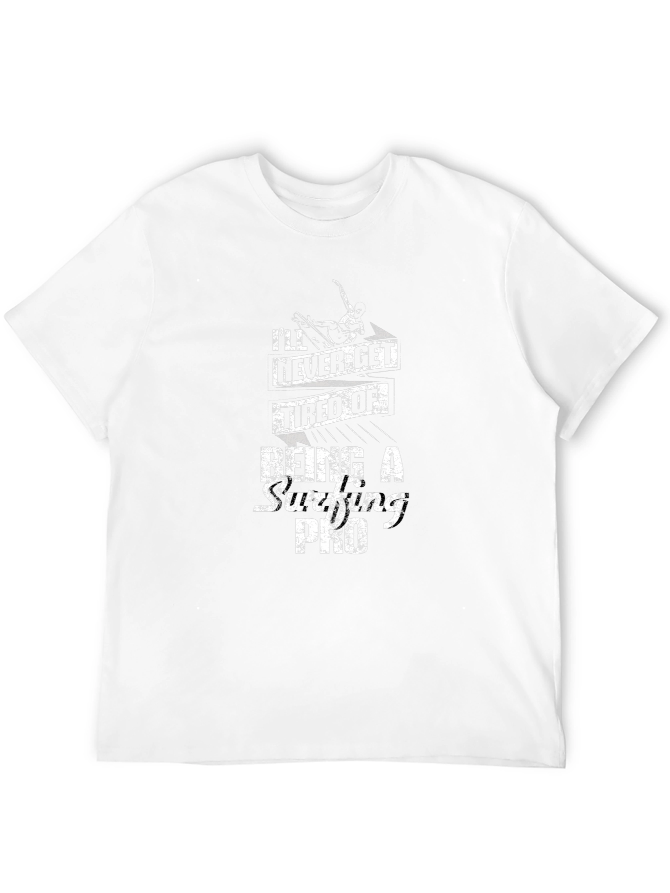 Surfing Pro Graphic Tee - Never Get Tired