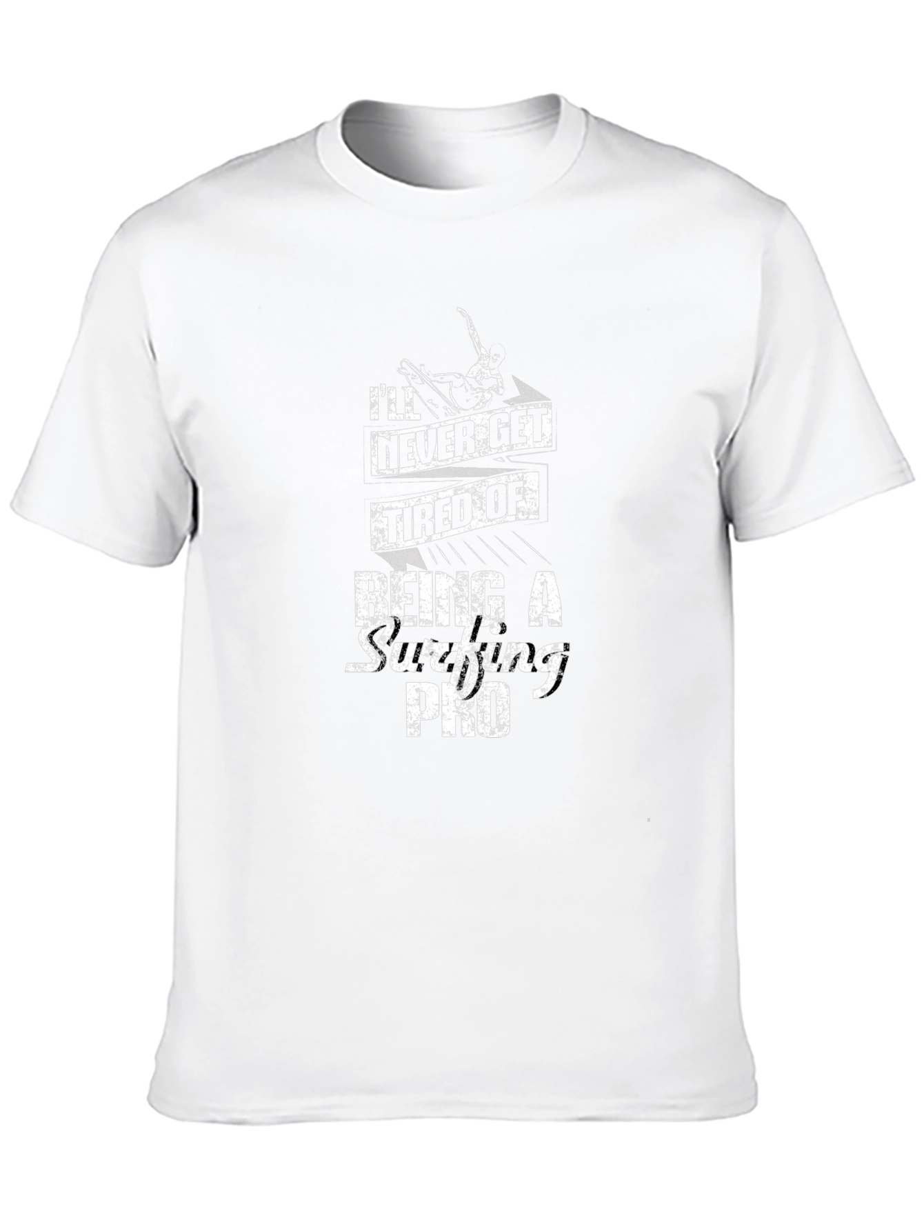 Surfing Pro Graphic Tee - Never Get Tired