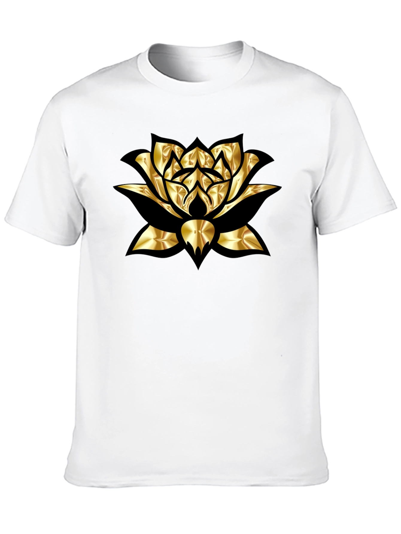 Golden Lotus Graphic Tee