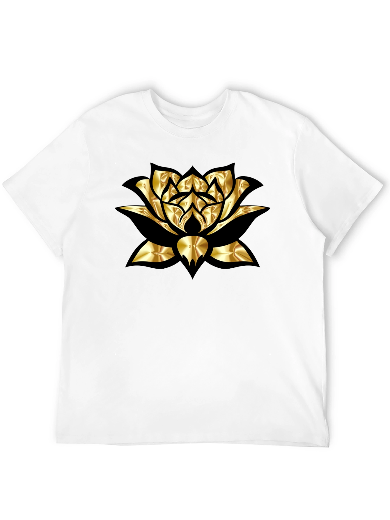 Golden Lotus Graphic Tee