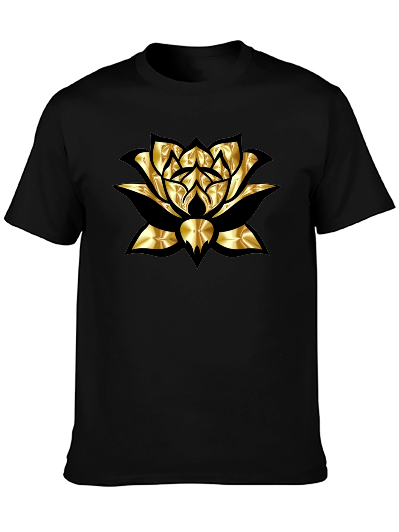 Golden Lotus Graphic Tee