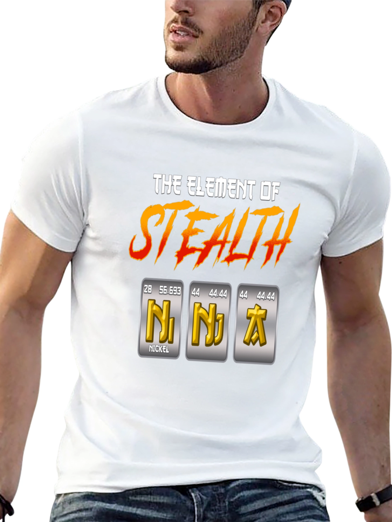 Element of Stealth T-Shirt - Ninja Periodic Table Pun