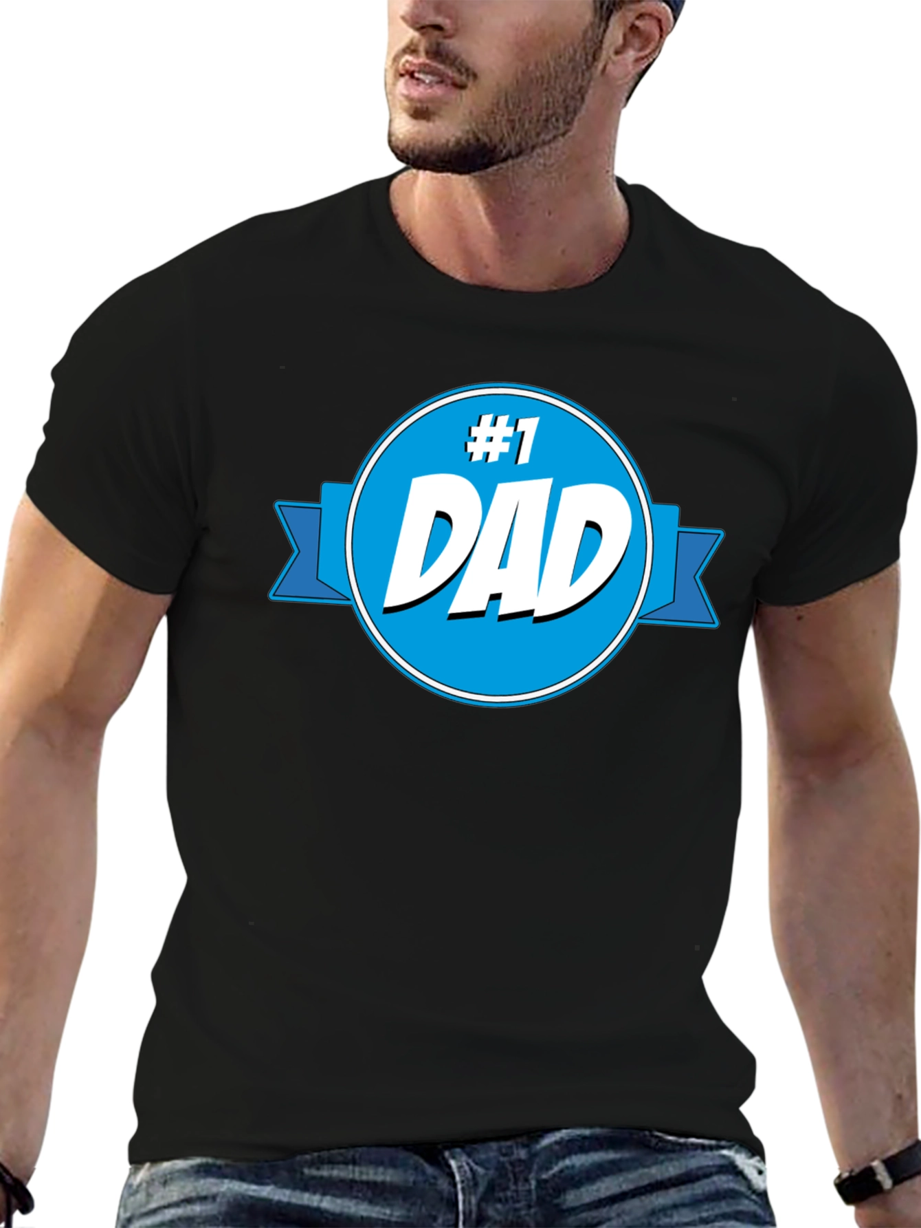 #1 Dad T-Shirt - Fathers Day Gift