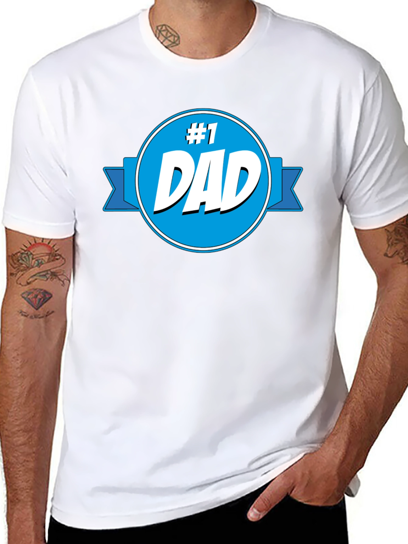 #1 Dad T-Shirt - Fathers Day Gift
