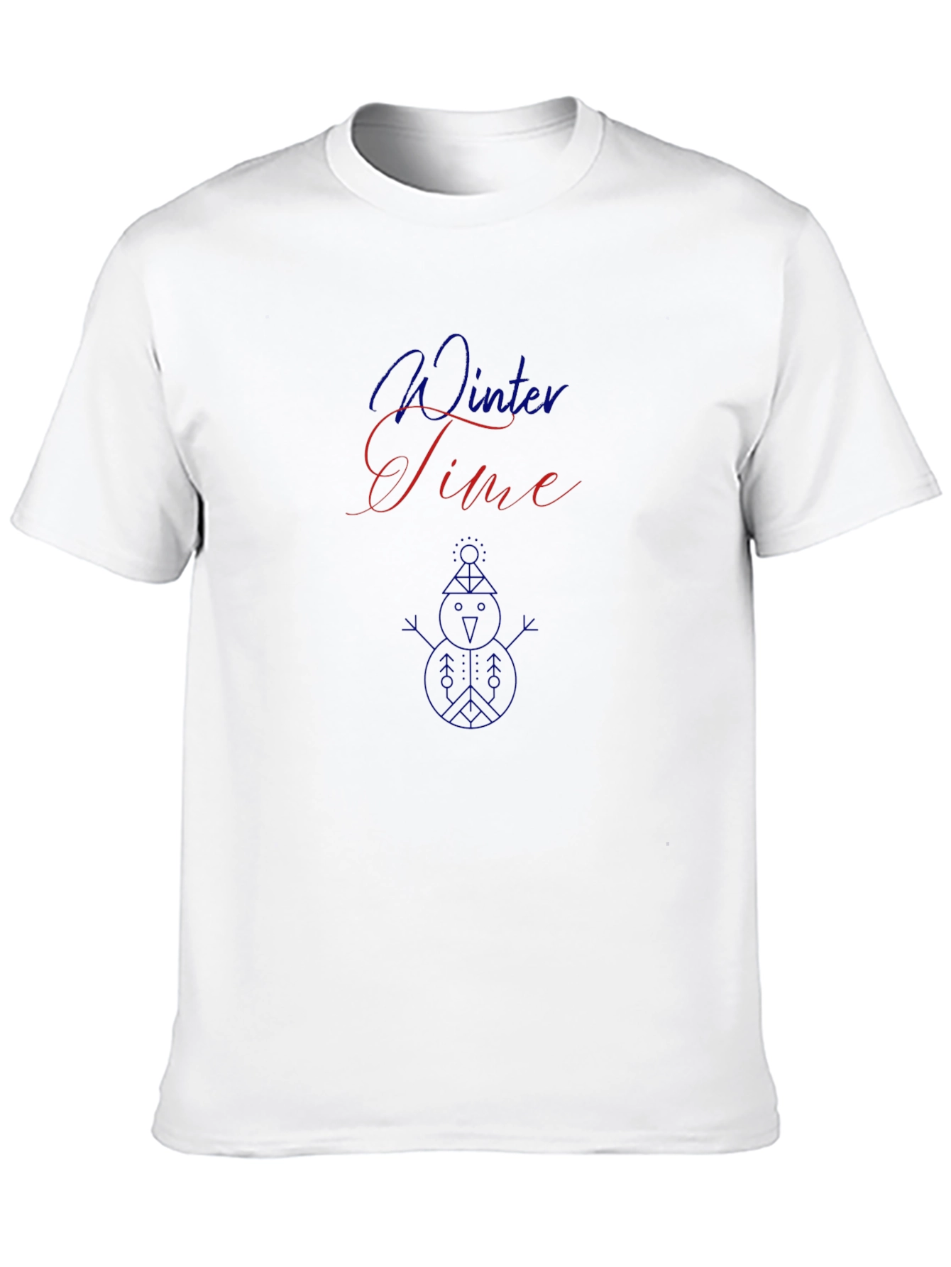 Winter Time Graphic Tee - Stylish Holiday Apparel
