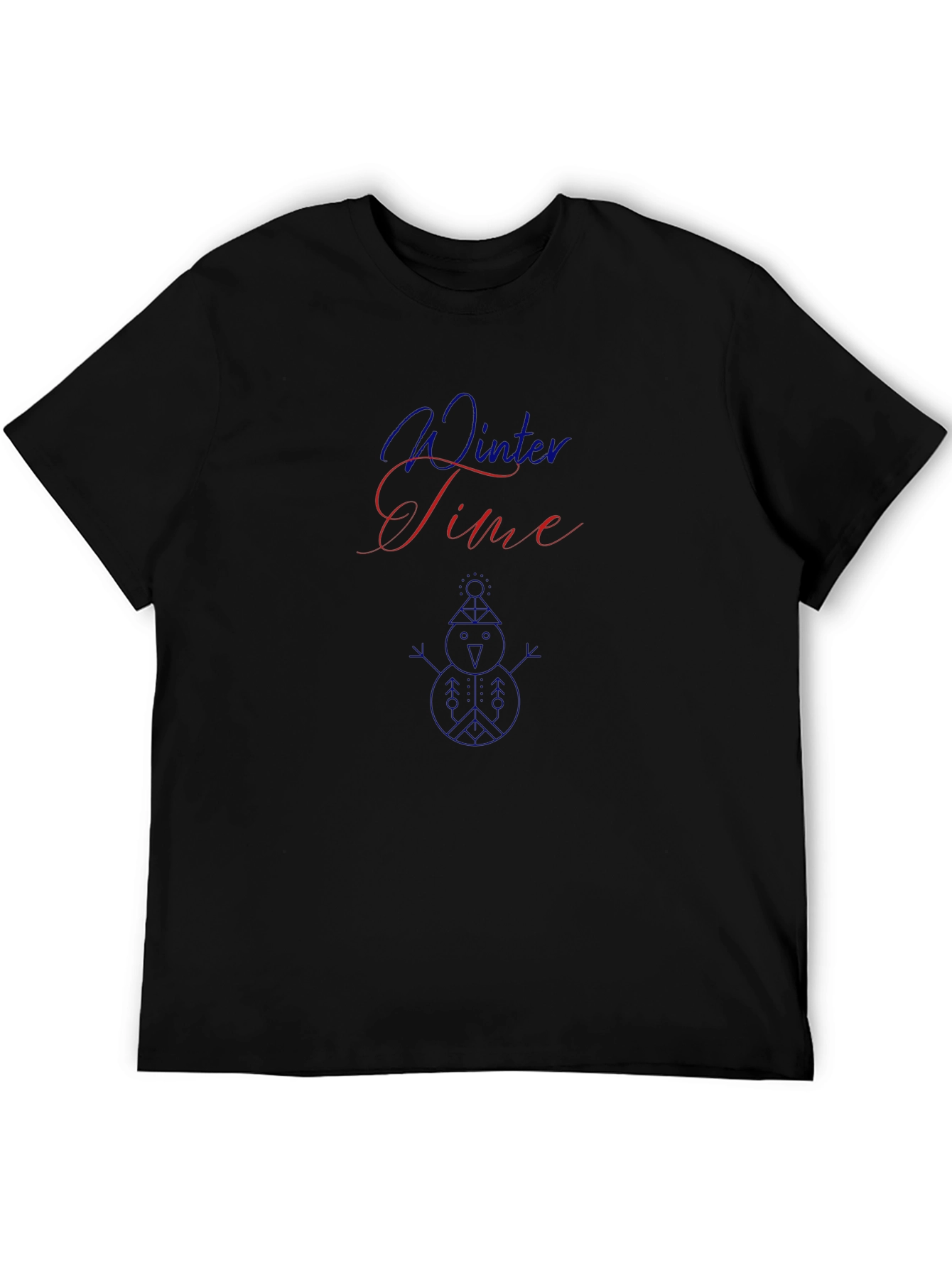 Winter Time Graphic Tee - Stylish Holiday Apparel