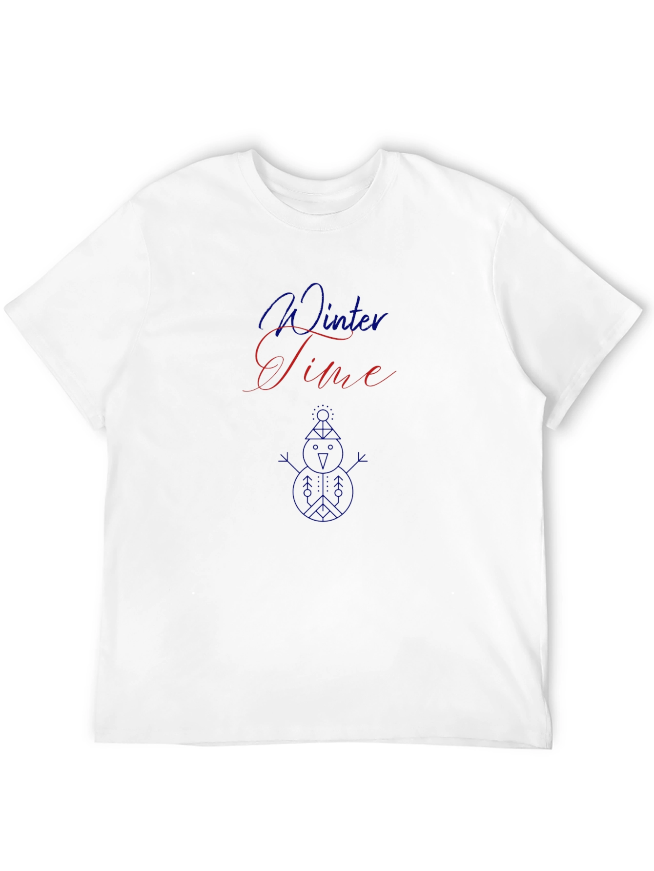 Winter Time Graphic Tee - Stylish Holiday Apparel