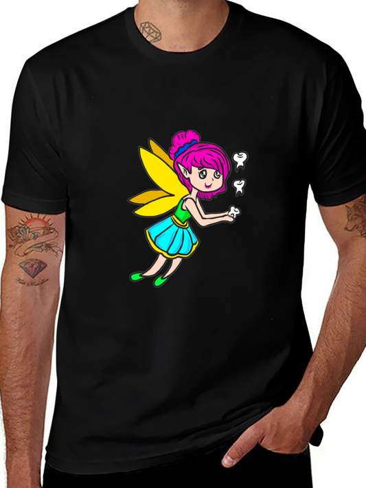 Tooth Fairy Graphic Tee - Fun Whimsical Design