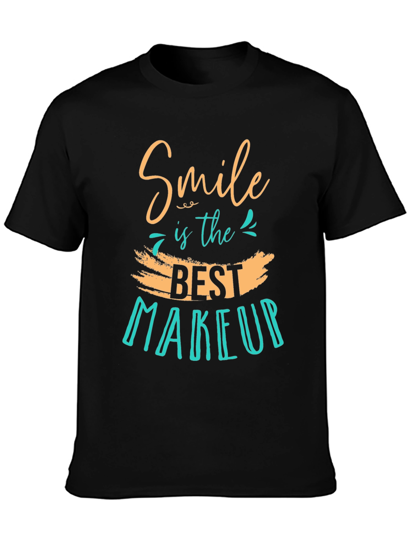 Smile is the Best Makeup Graphic T-Shirt