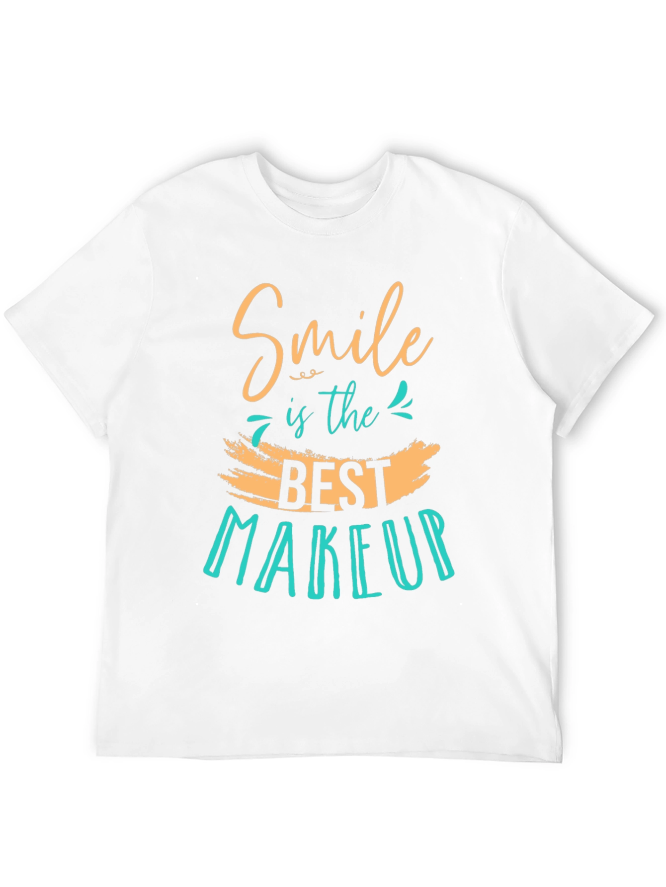 Smile is the Best Makeup Graphic T-Shirt