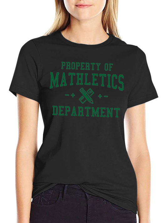 Mathletics Department T-Shirt - Property Of Design