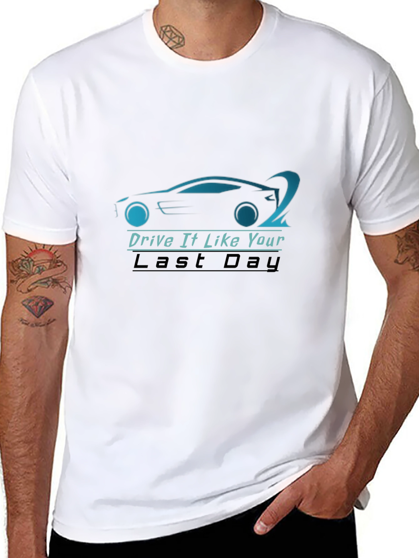 Drive It Like Your Last Day T-Shirt - Black