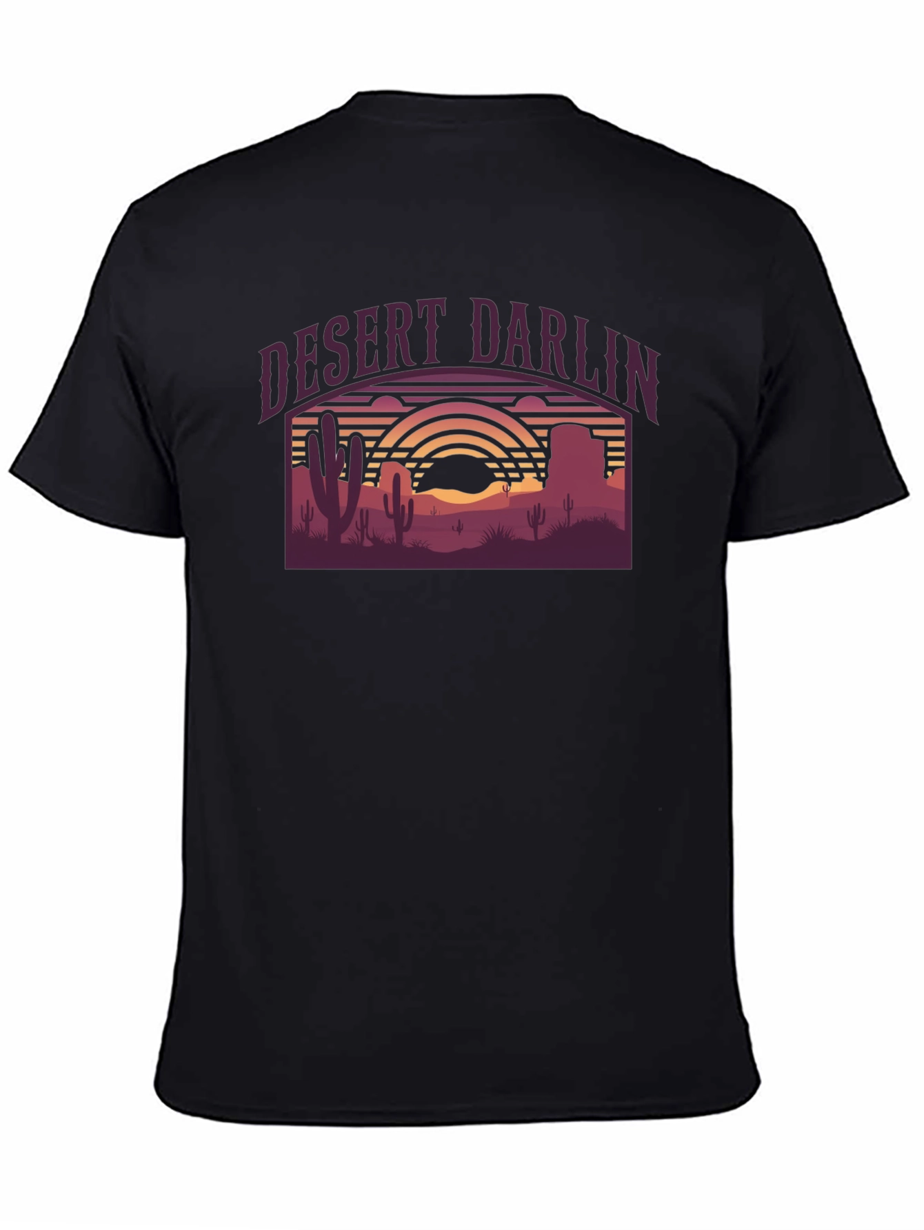 Desert Darlin Graphic T-Shirt - Retro Western Style