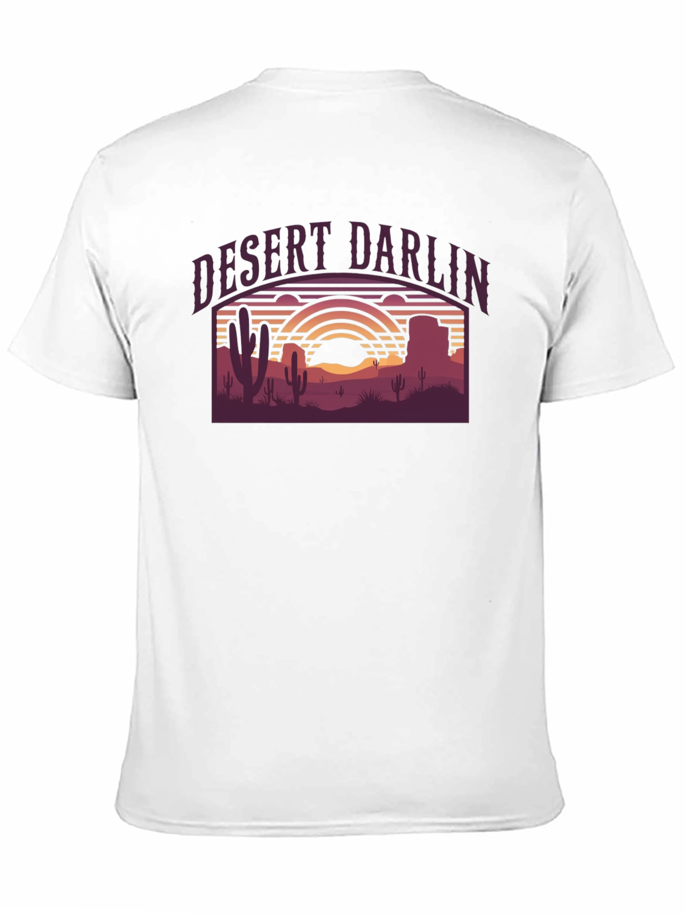 Desert Darlin Graphic T-Shirt - Retro Western Style