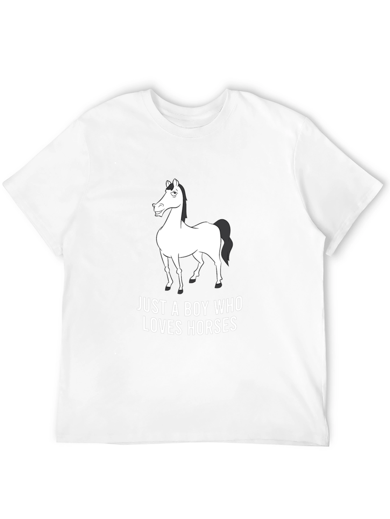Horse Lover Graphic Tee - Black