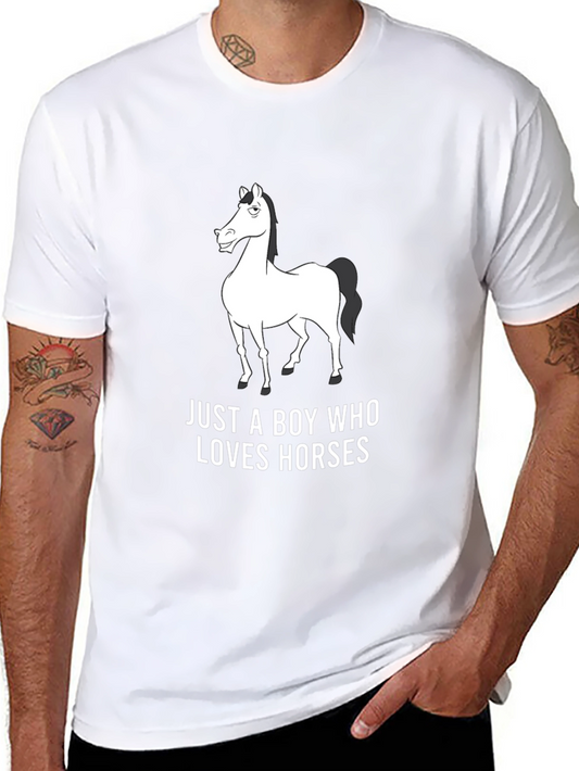 Horse Lover Graphic Tee - Black